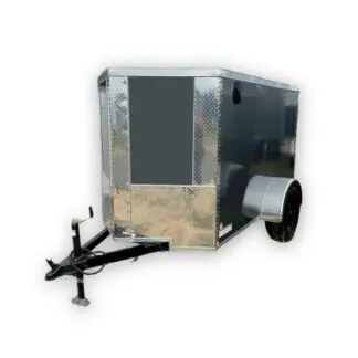 Custom 5 X 8 Single Axle Enclosed Trailer