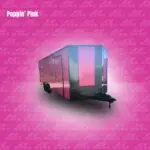 Poppin Pink Cargo Trailer