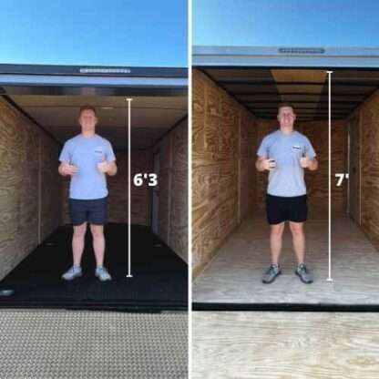 Increase Interior Height to 7' on 7X10 TA