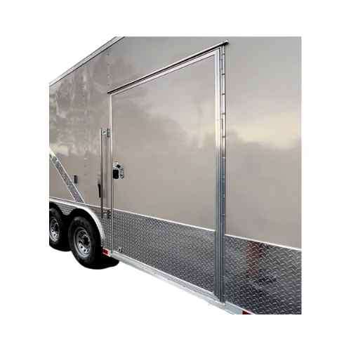 48″ Ramp Door in Addition to Side Door ‣ Boss Cargo Trailers