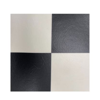 The Black and White Vinyl Flooring for 5X8 on a white background.