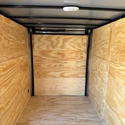 Titanium Cargo 6x12 Tandem Axle White Enclosed Trailer with Blackout Package - Image 5
