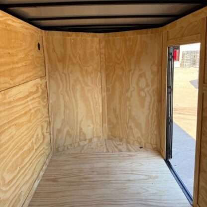 Titanium Cargo 6x12 Tandem Axle White Enclosed Trailer with Blackout Package - Image 6