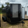 Titanium Cargo 7x14 Tandem Axle Charcoal Gray Enclosed Trailer with Blackout - Image 2