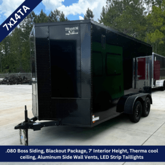 Titanium-Cargo-7x14-Tandem-Axle-Black-Enclosed-Trailer-with-Blackout