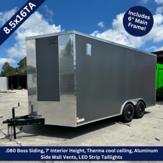 Titanium-Cargo-8.5x16-Tandem-Axle-Charcoal-Gray-Enclosed-Cargo-Trailer