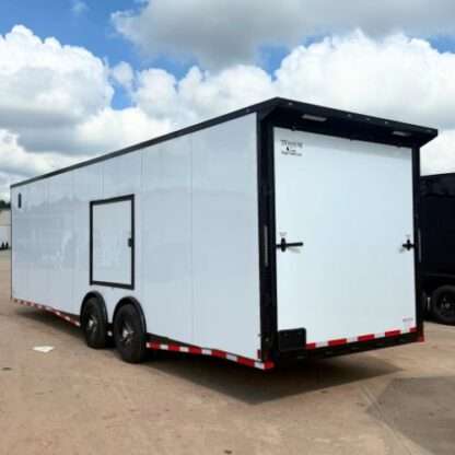 Titanium Cargo 8.5x28 Tandem Axle White Enclosed Trailer with Escape Door and Blackout Package - Image 3