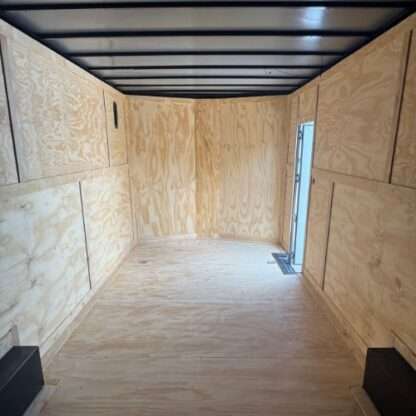 Titanium Cargo 8.5x28 Tandem Axle White Enclosed Trailer with Escape Door and Blackout Package - Image 4