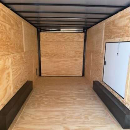 Titanium Cargo 8.5x28 Tandem Axle White Enclosed Trailer with Escape Door and Blackout Package - Image 5