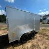 Titanium Cargo 6x12 Tandem Axle Silver Frost Enclosed Cargo Trailer - Image 4