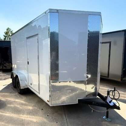 Titanium Cargo 7x14 Tandem Axle White Enclosed Cargo Trailer - Image 2