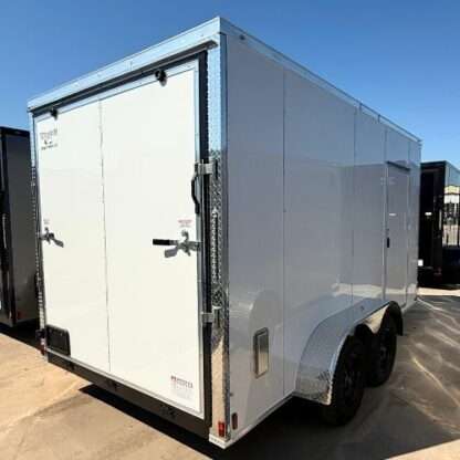 Titanium Cargo 7x14 Tandem Axle White Enclosed Cargo Trailer - Image 4