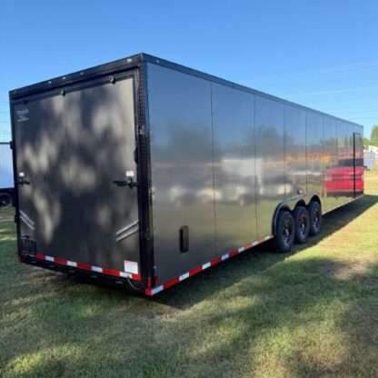 Titanium Cargo 8.5x36 Triple Axle Charcoal Gray Enclosed Cargo Trailer with Blackout Package - Image 3