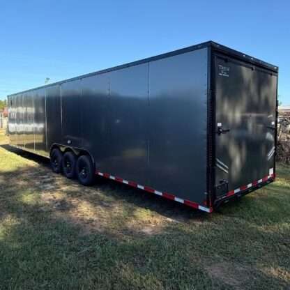Titanium Cargo 8.5x36 Triple Axle Charcoal Gray Enclosed Cargo Trailer with Blackout Package - Image 4