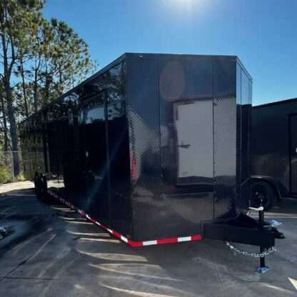 Titanium Cargo 85x32 Tandem Axle Black PolyCor Enclosed Cargo Trailer with Blackout