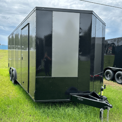 Titanium Cargo 8.5x20 Tandem Axle Charcoal Gray Enclosed Trailer with Blackout - Image 2