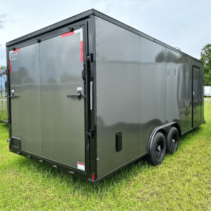 Titanium Cargo 8.5x20 Tandem Axle Charcoal Gray Enclosed Trailer with Blackout - Image 3