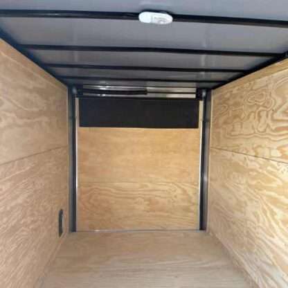 Titanium Cargo 7x16 Tandem Axle Red Enclosed Trailer with Ladder Racks - Image 5