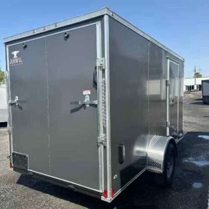 Anvil 6x12 Single Axle Charcoal Gray Enclosed Trailer - Image 5