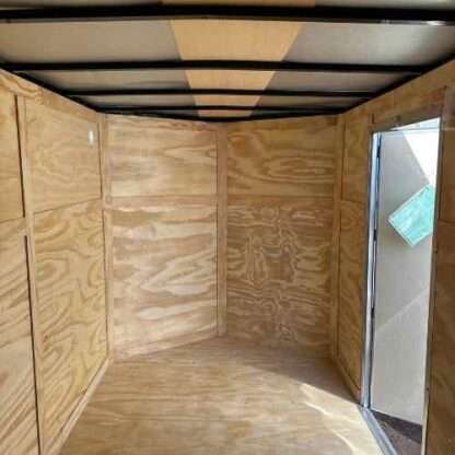 Anvil 6x12 Single Axle Charcoal Gray Enclosed Trailer - Image 3
