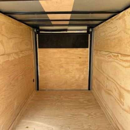 Anvil 6x12 Single Axle Charcoal Gray Enclosed Trailer - Image 2