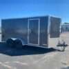 Anvil 7x14 Tandem Axle Charcoal Enclosed Cargo Trailer with Barn Doors - Image 5
