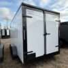 Titanium Cargo 7x16 Tandem Axle White Enclosed Trailer with Barn Doors - Image 5