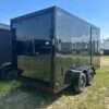 Rock Solid 7x14 Tandem Axle Black Enclosed Cargo Trailer with Blackout Package - Image 4