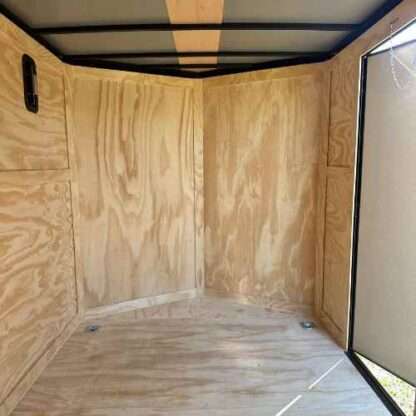 Rock Solid 7x14 Tandem Axle Black Enclosed Cargo Trailer with Blackout Package - Image 2