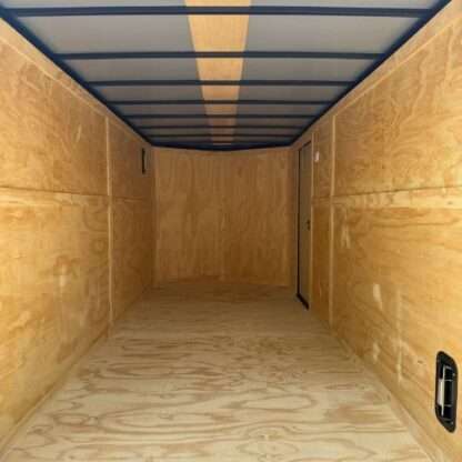 Rock Solid 7x16 Tandem Axle Black Enclosed Cargo Trailer with Blackout Package - Image 5