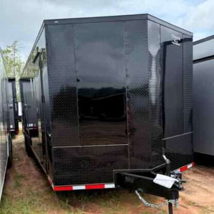 Titanium Cargo 8.5x28 Tandem Axle Black Enclosed Trailer with Blackout Package