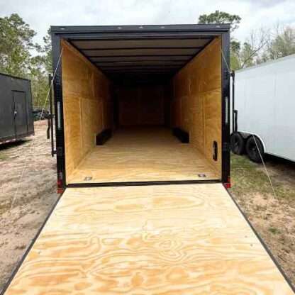 Titanium Cargo 8.5x28 Tandem Axle Black Enclosed Trailer with Blackout Package - Image 2