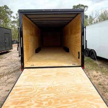Titanium Cargo 8.5x28 Tandem Axle Black Enclosed Cargo Trailer with Blackout Package - Image 2