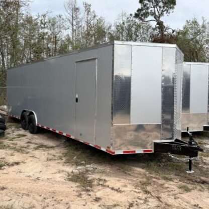 Titanium Cargo 8.5x28 Tandem Axle Silver Enclosed Cargo Trailer - Image 2