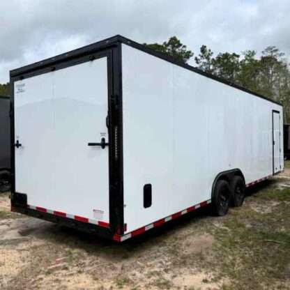 Titanium Cargo 8.5x28 Tandem Axle White Enclosed Trailer with Blackout Package - Image 5