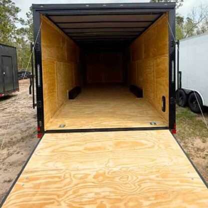 Titanium Cargo 8.5x28 Tandem Axle White Enclosed Trailer with Blackout Package - Image 2
