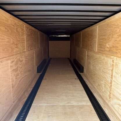 Titanium Cargo 8.5x36 White Triple Axle Enclosed Cargo Trailer with Blackout and Etrac - Image 6