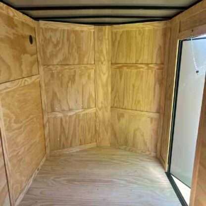 6x12 Single Axle Silver Frost Enclosed Cargo Trailer with Blackout Package - Image 3