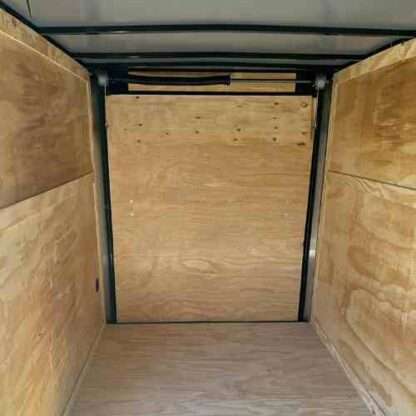 6x12 Single Axle Silver Frost Enclosed Cargo Trailer with Blackout Package - Image 2