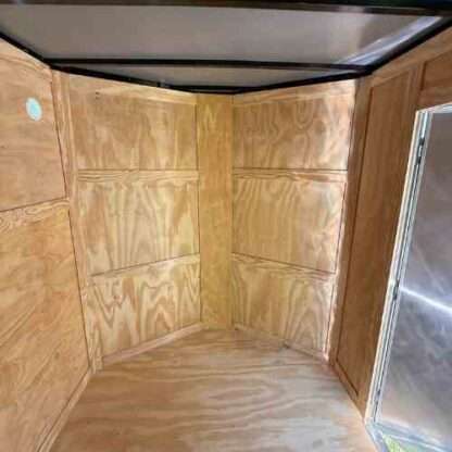 6x12 Single Axle White Enclosed Cargo Trailer - Image 2