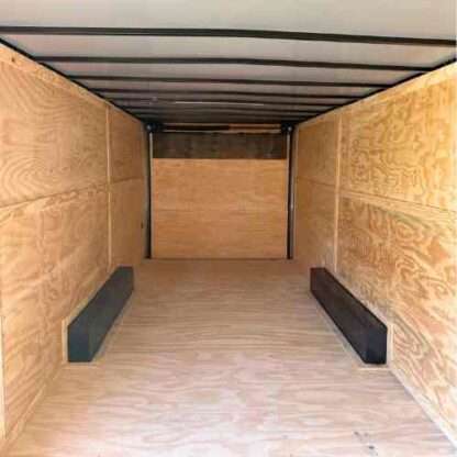 8.5x24 Tandem Axle Black Enclosed Cargo Trailer with Blackout Package - Image 3