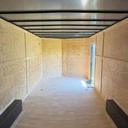 8.5x24 Tandem Axle Black Enclosed Cargo Trailer with Blackout Package - Image 2