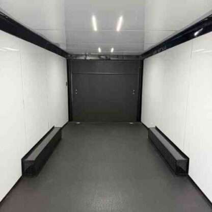 8.5x24 Tandem Axle Black Enclosed Race Trailer with Black Out Package - Image 3