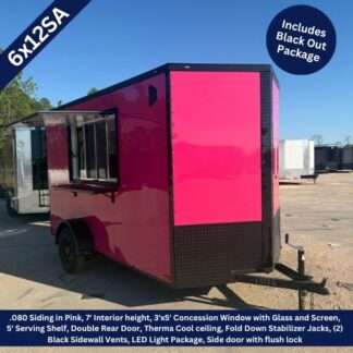 Titanium Cargo 6x12 Single Axle Enclosed Concession Trailer