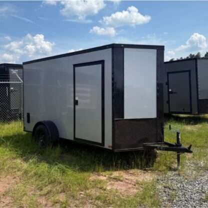 Titanium Cargo 6x12 Single Axle Silver Enclosed Trailer with Blackout Package - Image 2