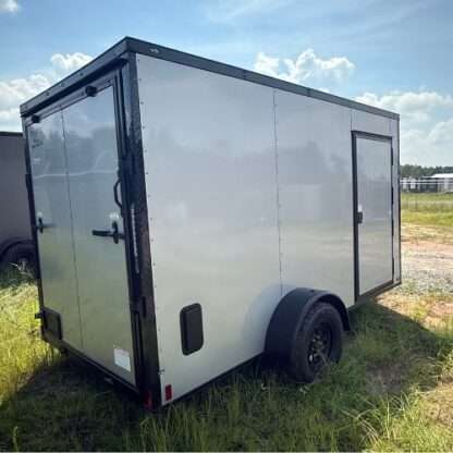 Titanium Cargo 6x12 Single Axle Silver Enclosed Trailer with Blackout Package - Image 4