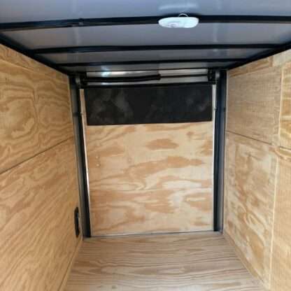 Titanium Cargo 6x12 Single Axle Silver Enclosed Trailer with Blackout Package - Image 5