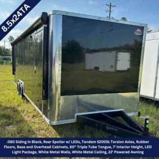 Rock Solid Cargo 8.5x24 Tandem Axle Race Trailer
