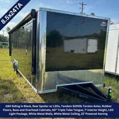 Rock Solid Cargo 8.5x24 Tandem Axle Race Trailer