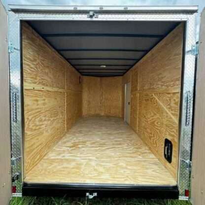 Titanium Cargo 7x14 Tandem Axle White Enclosed Trailer with Barn Doors - Image 3